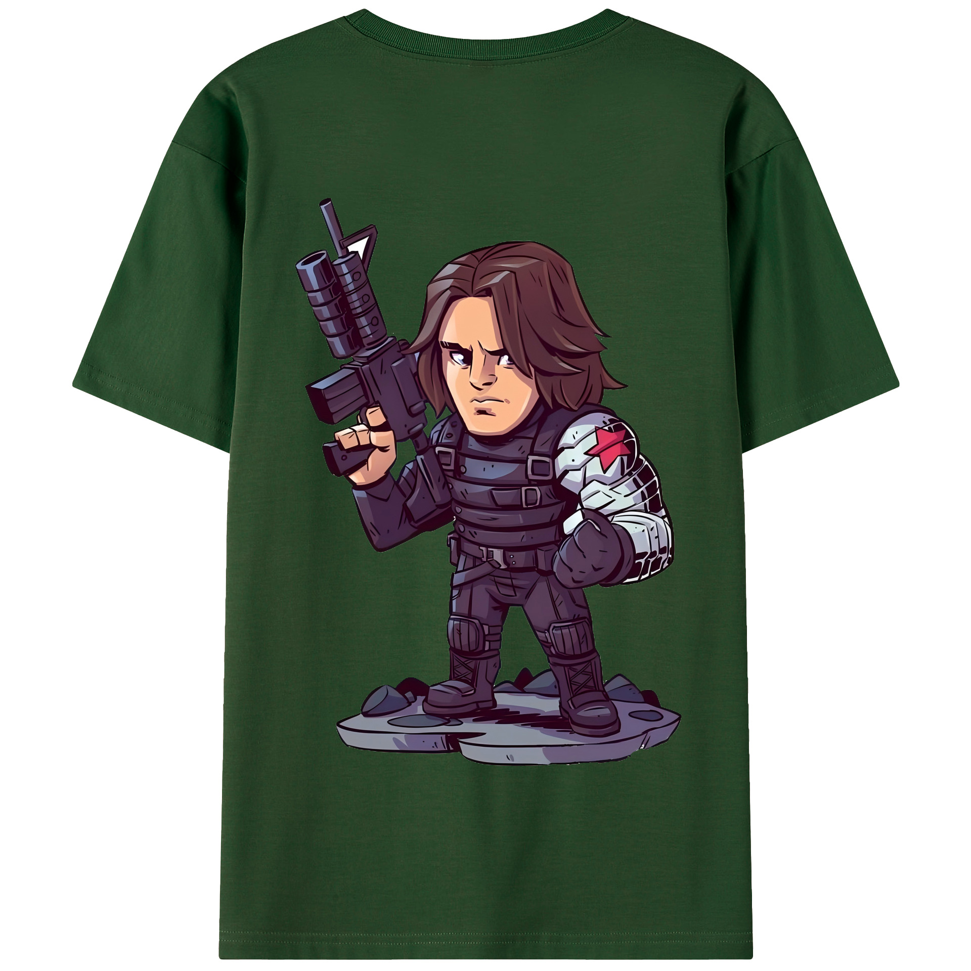 （画像用） アベンジャーズ The Avengers 綿100％半袖Tシャツ（背面プリント）